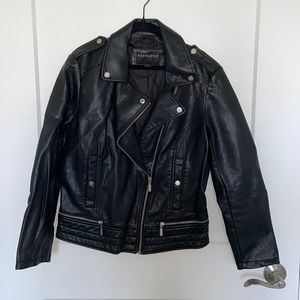 Bernardo Black Leather Jacket